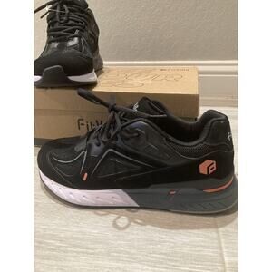 FitVille Rebound Core V1 Sneakers Men Size 11 WIDE Black Arch Fit Walking Shoes